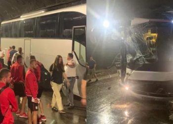 თბილისში, ბულგარეთის ნაკრების ავტობუსები ერთმანეთს შეეჯახნენ – დაშავდა ფეხბურთელი ტოდორ ნედელევი￼