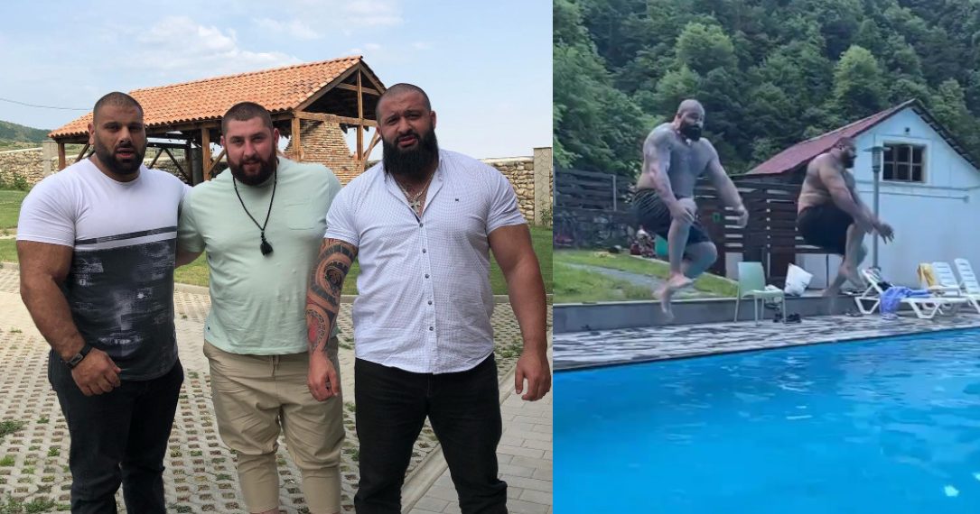 “აუზი დააშრეს” – ლევან საგინაშვილის და კონსტანტინე ჯანაშიას აკრობატული ნახტომი (ვიდეო)