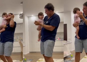 მიხეილ სააკაშვილისა და ელის-მარიას ცეკვა – რა კადრებს გვიზიარებს სოფო ნიჟარაძე