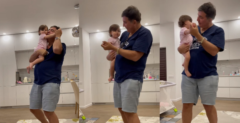 მიხეილ სააკაშვილისა და ელის-მარიას ცეკვა – რა კადრებს გვიზიარებს სოფო ნიჟარაძე