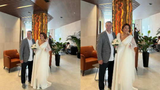 „გილოცავთ. სიხარული და ბედნიერება თქვენ“ – ნანუკა გულუა საქორწინო კაბაში ბრწყინავს