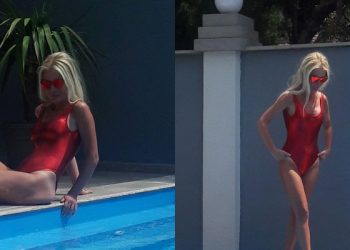 ნინო ნადირაძე-კუზანოვა საცურაო კოსტიუმში საკუთარ ფორმებს აჩენს – „გუგას აწყობილი…“