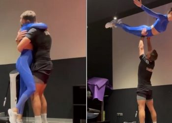 ”ასეთი ცეკვა ჯერ ნანახი არ გექნებათ…” – ნახეთ რა საოცრად ცეკვავენ ირაკლი მაქაცარია და ლიზა ჩიჩუა, მაყურებელი გაოცებულია