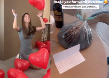 “ძვირფასო ლიზა და ირაკლი მოხარულები ვართ ვუმასპინძლოთ გამორჩეულ წყვილს. გისურვებთ სიყვარულითა და ბედნიერებით აღსავსე ცხოვრებას” – ნახეთ როგორი სიურპრიზი გაუკეთეს შეკვეთილში ირაკლის და ლიზას