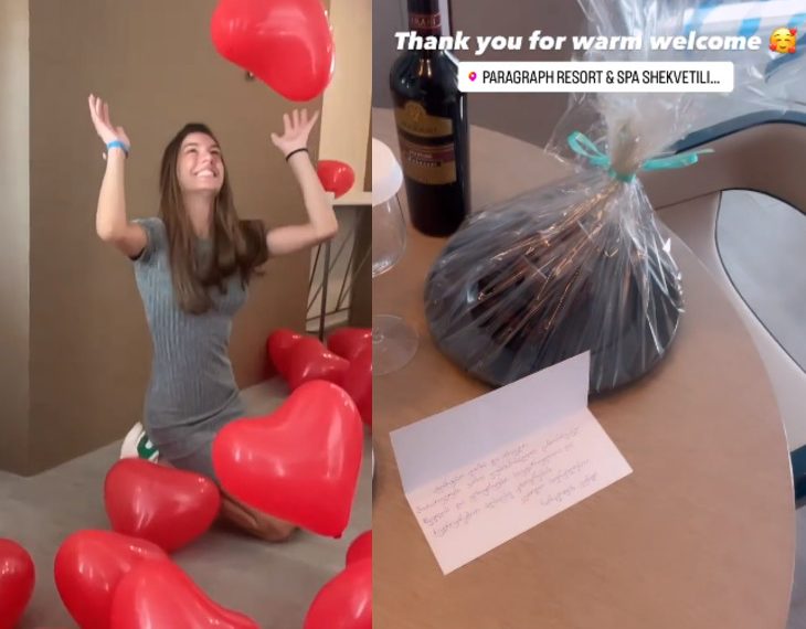 “ძვირფასო ლიზა და ირაკლი მოხარულები ვართ ვუმასპინძლოთ გამორჩეულ წყვილს. გისურვებთ სიყვარულითა და ბედნიერებით აღსავსე ცხოვრებას” – ნახეთ როგორი სიურპრიზი გაუკეთეს შეკვეთილში ირაკლის და ლიზას