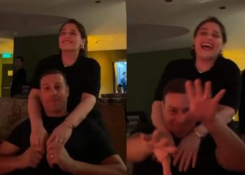 “რა პოზიტიურები ხართ” –  ნანუკა გულუა ქმართან  ერთად გადაღებულ სახალისო ვიდეოს გვიზიარებს