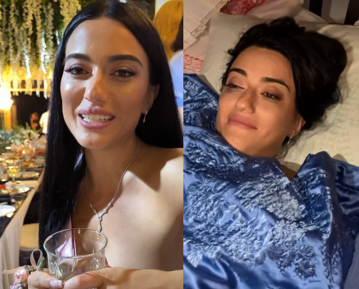 პირველი და ბოლო ჭიქის სხვაობა – ანანო სახელაშვილი მარიამ გველესიანის ქორწილიდან სახალისო კადრებს გვიზიარებს