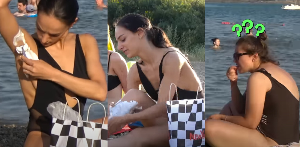 გააგიჟა ხალხი – ქართველი გოგოს საქციელი ზღვაზე, რამაც უამრავი ნახვა დააგროვა