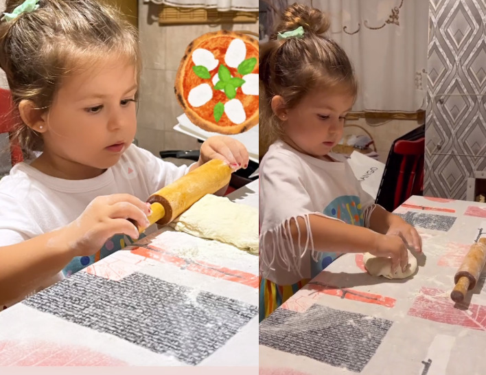 ელის მარია სააკაშვილი პიცას ამზადებს – სოფო ნიჟარაძე უსაყვარლეს ვიდეოს გვიზიარებს