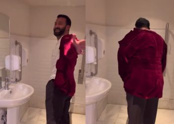 “კანონდამრღვევი აღმოჩენილია” – სალომე ბაკურაძემ ნოდიკო ტატიშვილი საპირფარეშოში ფაქტზე გამოიჭირა