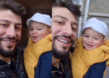 “ვის უცინი ვისა, გალა გალა პატარა…” – გიორგი გასვიანი შვილთან ერთად გადაღებულ უსაყვარლეს ვიდეოს გვიზიარებს