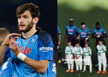 “წავიდა და მეგობრებს მოუყვა” – ნახეთ პატარა იტალიელი ბიჭის რეაქცია როდესაც კვარაცხელია მიესალმა