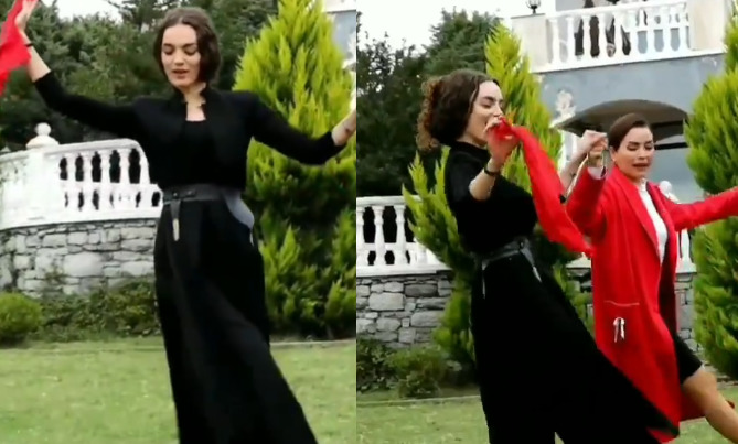 ასე ერთობა ნანა სტამბოლიშვილი გადასაღებ მოედანზე – ნახეთ ქართველი მსახიობის ცეკვა