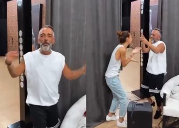 ასე ერთობიან ნინუცა მაყაშვილი და ალესანდრო კარუსო “ცეკვავენ ვარსკვლავების” რეპეტიციაზე – პოზიტიური ვიდეო