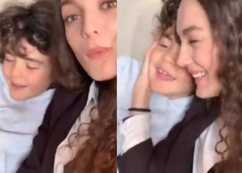 “მე უფრო მიყვარხარ” – ნანა სტამბოლიშვილი პატარა თურქ მსახიობს ქართულად ლაპარაკს ასწავლის