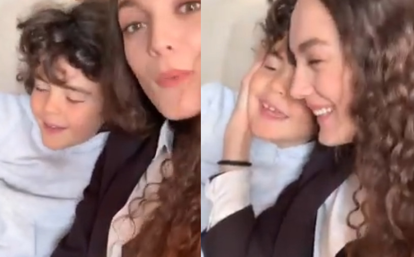 “მე უფრო მიყვარხარ” – ნანა სტამბოლიშვილი პატარა თურქ მსახიობს ქართულად ლაპარაკს ასწავლის