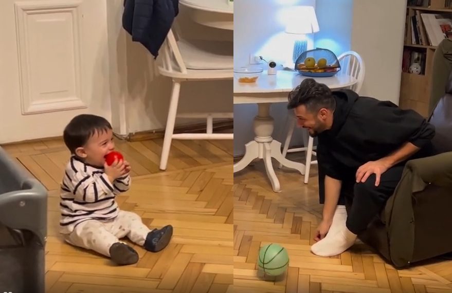 „გალას ხითხითი“ – გიორგი გასვიანი შვილთან ერთად გადაღებულ უსაყვარლეს ვიდეოს გვიზიარებს