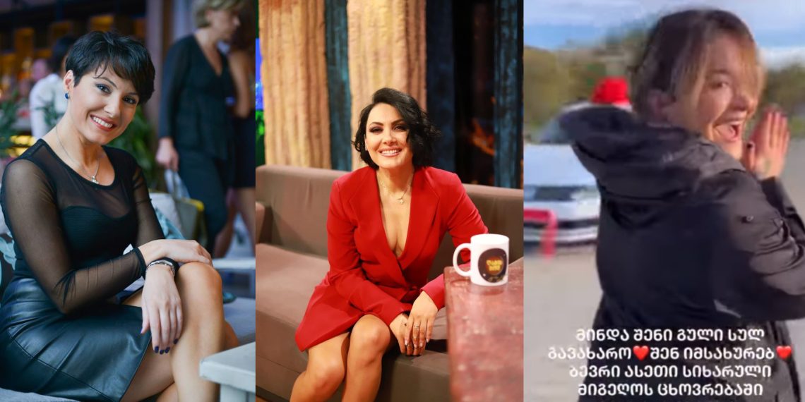 მაკა ზამბახიძემ შვილს ავტომობილი აჩუქა – ნახეთ ემოციური კადრები