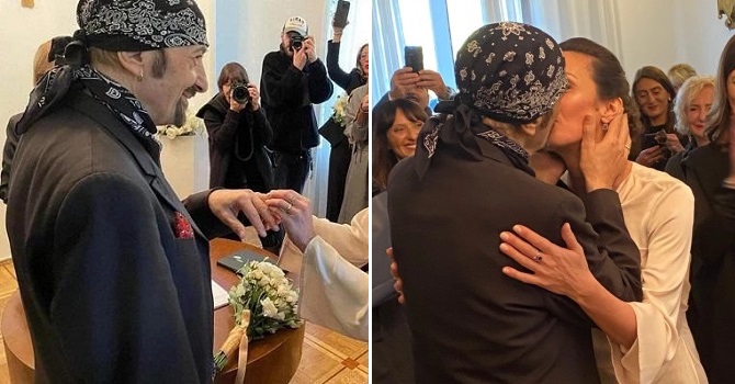 “ქორწილია, ქორწილი…” – დათო ევგენიძე დაქორწინდა – ნახეთ ულამაზესი კადრები ქორწილიდან