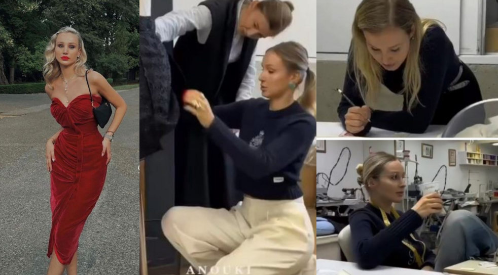 როგორ გამოიყურება ანუკი არეშიძე მუშაობის პროცესში – დიზაინერი ვიდეოს აქვეყნებს