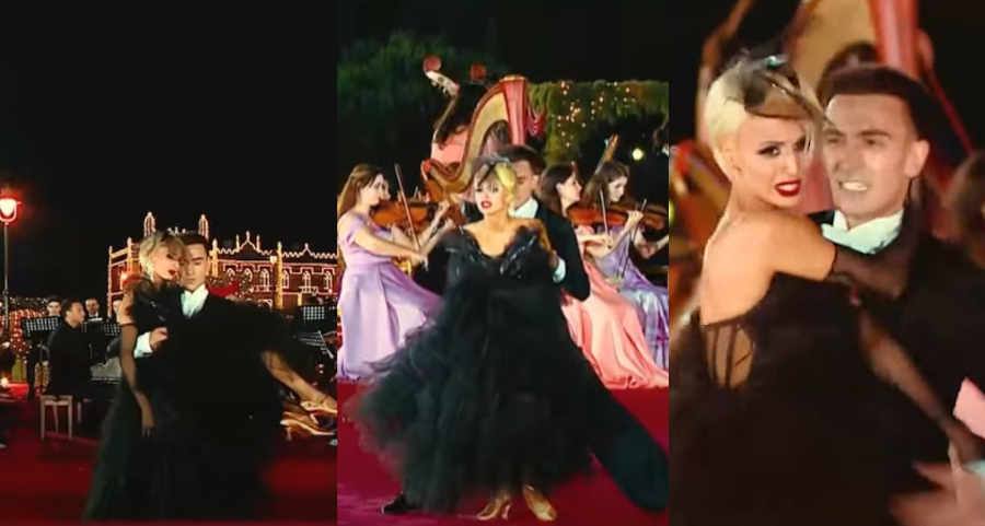 “თვალს ვერ მოწყვეტთ” – ოთო ფოლადაშვილის და ჯულიანა ბარ-გნარის ემოციური ცეკვა დადიანების სასახლეში გამართულ მეჯლისზე