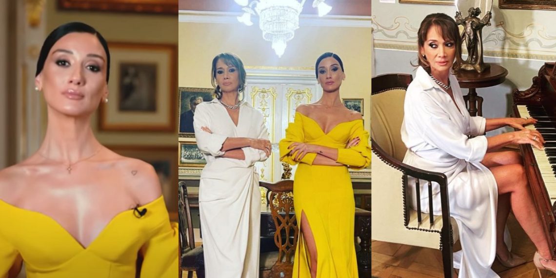 “ყველაზე გამორჩეულები” – ნინი ბადურაშვილი და ეკა კახიანი დადიანების სასახლეში გამართულ მეჯლისზე ბრწყინვალედ გამოიყურებოდნენ