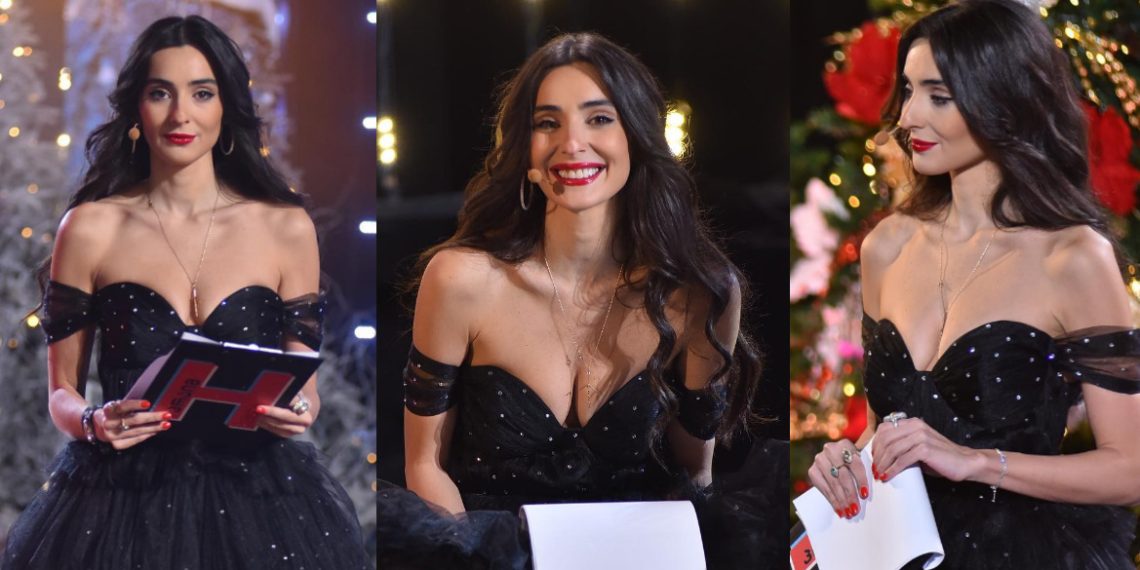 “სილამაზე, მშვენიერებაა ეს გოგო” – ტელეწამყვანი ნინუცა ორჯონიკიძე საახალწლო ეთერში ანუკი არეშიძის მიერ შექმნილ კაბაში ბრწყინავდა