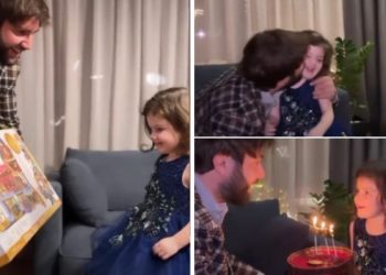 ნოე სულაბერიძისა და ჯანეტ ქერდიყოშვილის ქალიშვილი 3 წლის გახდა – როგორი რეაქცია ჰქონდა პატარა ანნას საჩუქრების მიღებისას