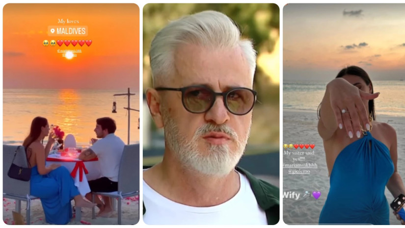 შალვა ხაჭაპურიძის ქალიშვილს რჩეულმა მალდივებზე ხელი სთხოვა – ნახეთ ემოციური ვიდეო