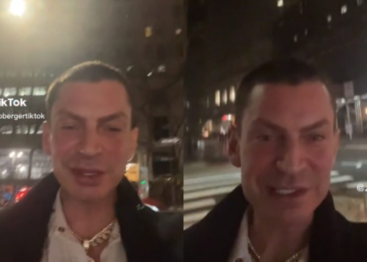 ნასვამი ზალიკო ბერგერი მანჰეტენის ქუჩებში „მეზობლებს თვლის“ – ვიდეო ნახვების რეკორდს ხსნის