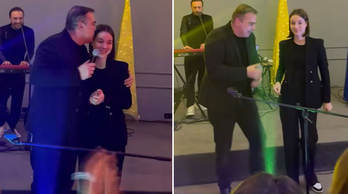 „ეს არის ჩემი გოგო, ჩემი მელანო“ – დათო ხუჯაძემ სცენაზე უფროსი ქალიშვილი მიიხმო და მასთან ერთად იცეკვა