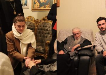 ხვიჩა კვარაცხელია და ნიცა თავაძე ჯვრისწერამდე პატრიარქმა დალოცა – ნახეთ ფოტოები