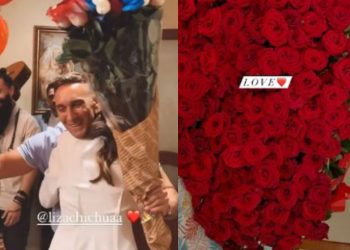 “წითელი ვარდები და…” – ლიზა ჩიჩუა იუბილარია – ნახეთ როგორ მიულოცა ირაკლი მაქაცარიამ მეუღლეს დაბადების დღე