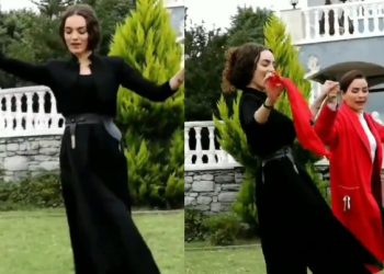 ასე ერთობა ნანა სტამბოლიშვილი გადასაღებ მოედანზე – ნახეთ ქართველი მსახიობის ცეკვა