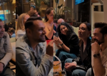 „ყოველ სნეულებაზე სიყვარული ძნელია” – დათო ხუჯაძე, ნინი ბადურაშვილი, დათუნა მგელაძე, ნანუკა სტამბოლიშვილი და ჰალილ იბრაჰიმ ჯეიჰანი სუფრასთან ერთად მღერიან