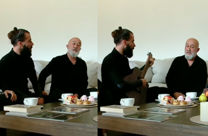 “იხარეთ ქართველებო ! ნიჭიერი ოჯახი” – გიორგი გილიგაშვილი მამასთან ერთად ამღერდა