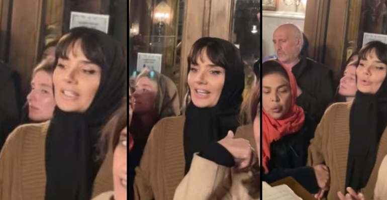 მაკა ასათიანმა მრევლთან ერთად იგალობა – კადრები ქაშუეთის ეკლესიიდან