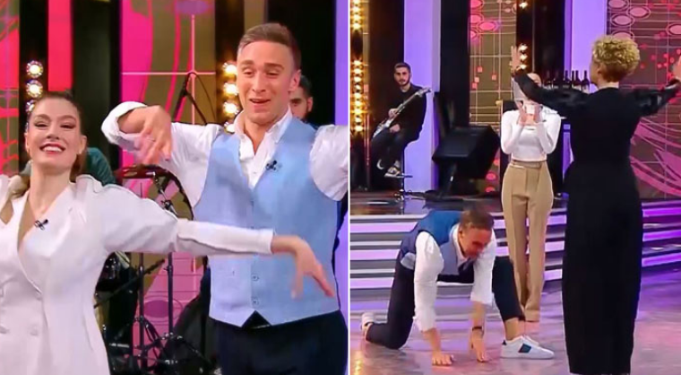 ირაკლი მაქაცარიას და ლიზა ჩიჩუას ოჯახური იდილია – ნახეთ ირაკლი მაქაცარიამ სიდედრთან ერთად შოუში იცეკვა