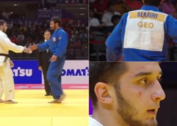 ბრავოო ! ლაშა ბექაურმა მსოფლიო ჩემპიონატზე რუსი მეტოქე დაამარცხა – ნახეთ ვიდეო