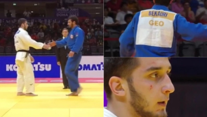 ბრავოო ! ლაშა ბექაურმა მსოფლიო ჩემპიონატზე რუსი მეტოქე დაამარცხა – ნახეთ ვიდეო