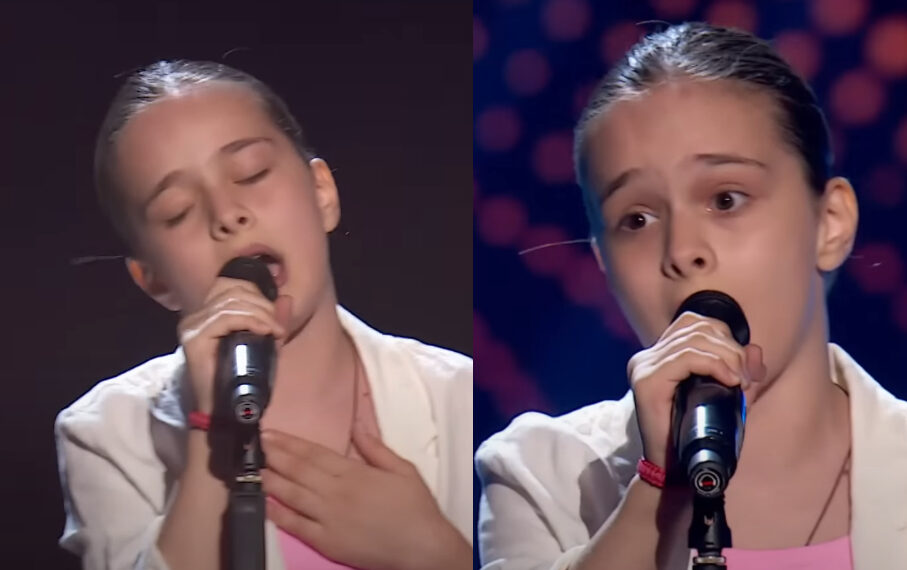 ნახეთ 11 წლის ბარბარე მახათაძის ბრწყინვალე გამოსვლა ესპანურ “ვოისში” და ფეხზე წამომდგარი ჟიური