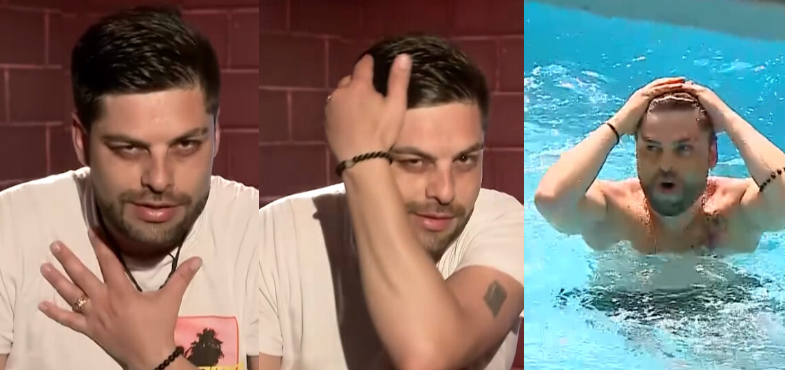 “გოგოებო ხო კაი ტიპი ვარ ? რა გამაჩინა ასეთი დედამ და მამამ” – რეზი ქვრეიზი აუზში ჩახტა და ქალბატონების გულები კვლავ დაიპყრო