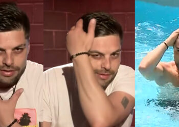 “გოგოებო ხო კაი ტიპი ვარ ? რა გამაჩინა ასეთი დედამ და მამამ” – რეზი ქვრეიზი აუზში ჩახტა და ქალბატონების გულები კვლავ დაიპყრო