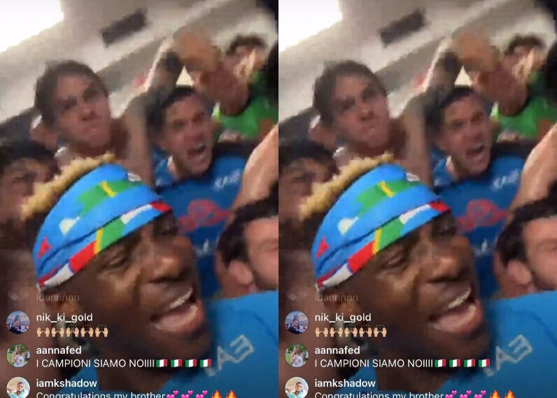 სრული სიგიჟე მატჩის შემდეგ ! ნახეთ ნაპოლის ფეხბურთელების გასახდელი ჩემპიონობის შემდეგ