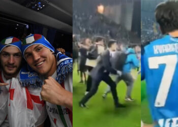 როგორი იყო კვარას პირველი ემოციები საფინალო სასტვენის შემდეგ – ის, რაც აქამდე არ გინახავთ