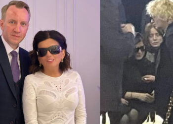 კადრები დიანა ღურწკაიას ქმრის დაკრძალვიდან – მომღერალი ძლივს უმკლავდებოდა ემოციებს