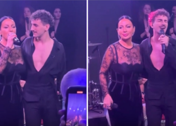 სცენაზე ცეცხლი დაანთეს – ნახეთ ლელა წურწუმიას და გიორგი თორაძის ერთობლივი შესრულება