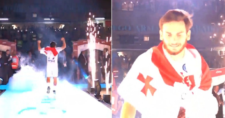 ხვიჩას საჩემპიონო გამოცხადება – ისტორიული კადრები მარადონას სახელობის სტადიონიდან