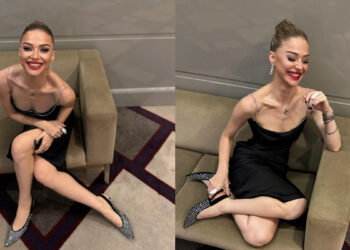 “სილამაზე” – ბაბი კირკიტაძე ულამაზეს შავ კაბაში ბრწყინავს – ფოტოები