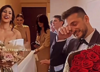 რუსკას დანახვისას ატირებული სასიძო – ემოციური კადრები ქორწილიდან